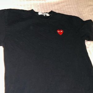 Comme Des Garçons Play heart logo-patch T-shirt